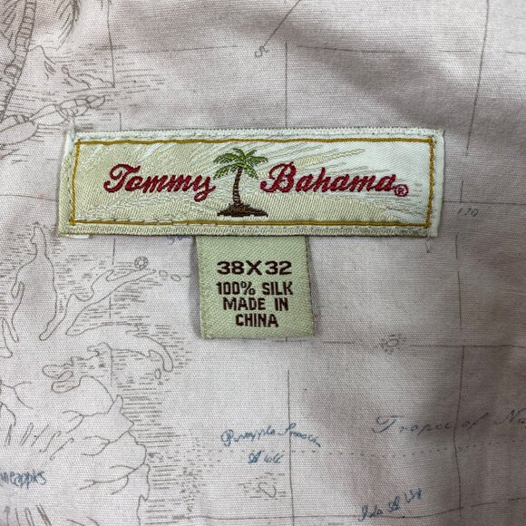 Tommy Bahama Mens Brown 100% Silk Pleated Dress Pants Size 38 X 32 - Picture 4 of 10